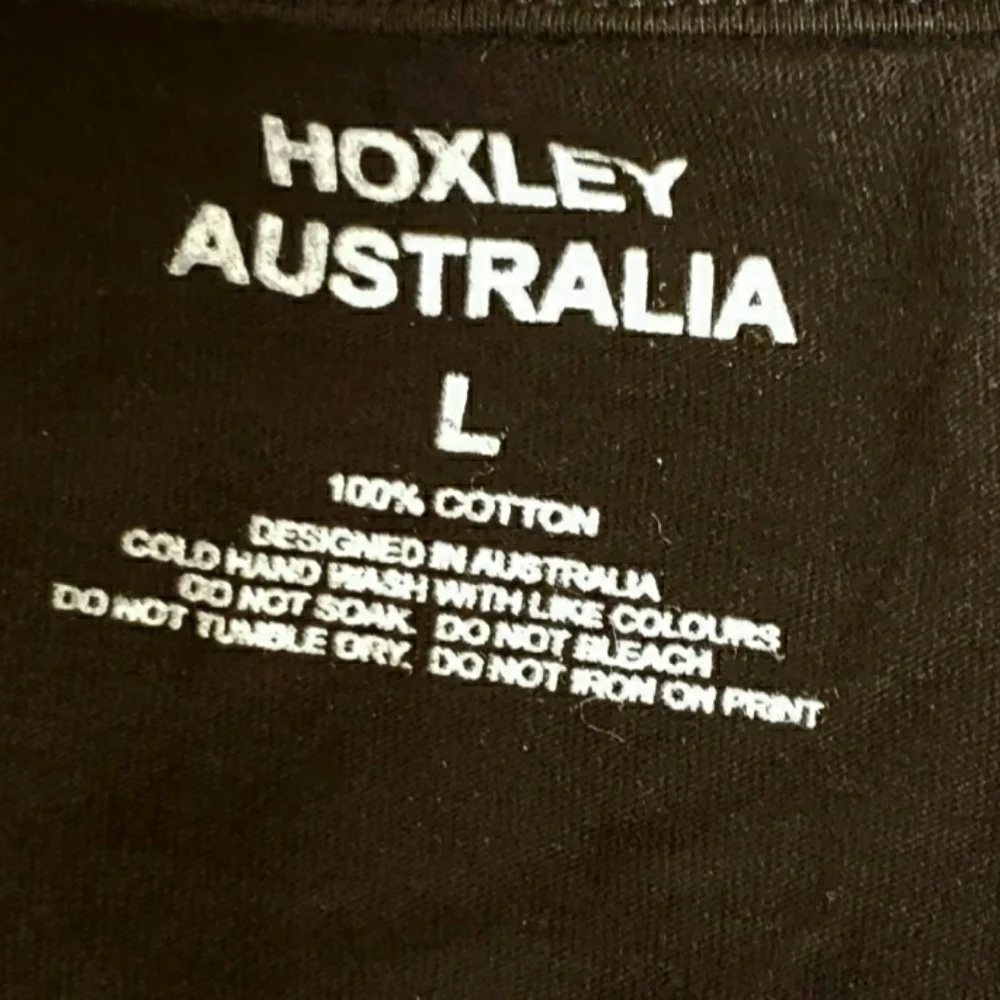 Hoxley Australia Shirt Black Signs Large